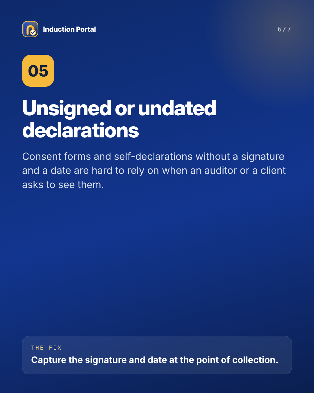 Gap 5: unsigned or undated declarations